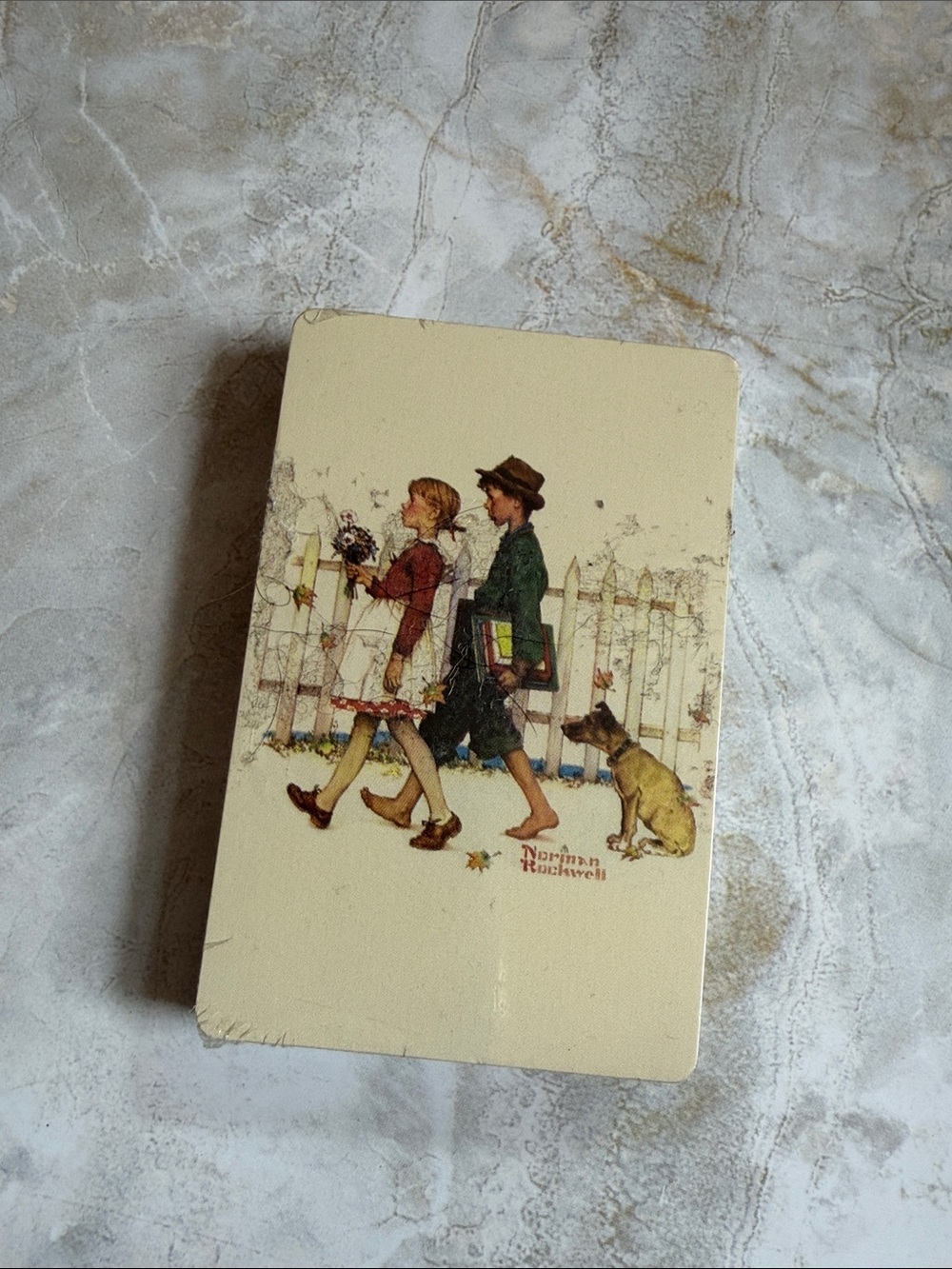 Vintage Norman Rockwell x Trump "Young Love" Sealed Playing Cards